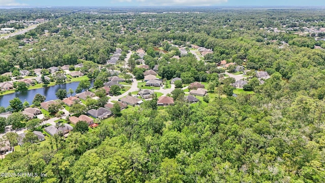 1708 Bridled Tern Ct, Fleming Island, FL 32003 - view of property location with a nearby body of water, a forest, and nearby suburban area