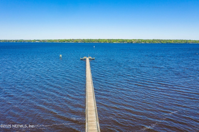 1708 Bridled Tern Ct, Fleming Island, FL 32003 - dock area with a water view