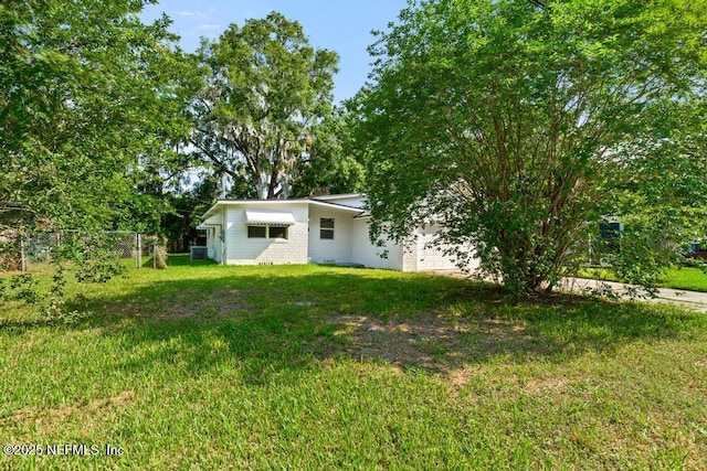 4249 Lockhart Dr, Jacksonville, FL 32209 - view of yard with central air condition unit