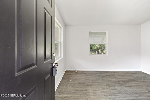 4249 Lockhart Dr, Jacksonville, FL 32209 - entrance foyer featuring wood finished floors and baseboards