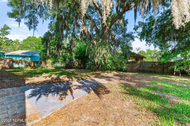 4249 Lockhart Dr, Jacksonville, FL 32209 - fenced backyard featuring a patio