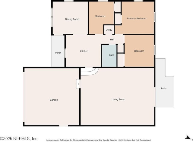4249 Lockhart Dr, Jacksonville, FL 32209 - home floor plan