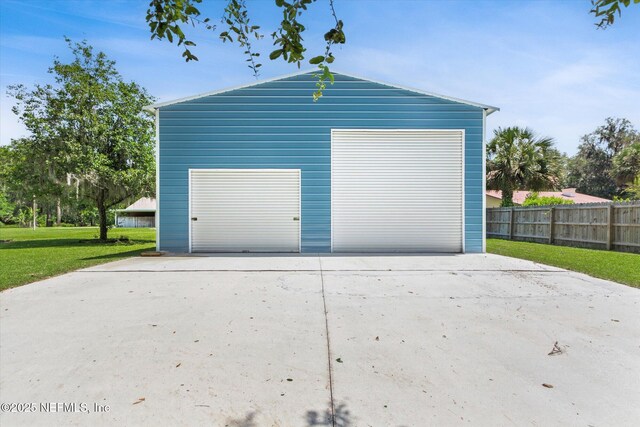 133 Divi Divi Dr, San Mateo, FL 32187 - view of detached garage