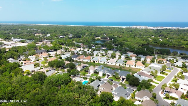 165 Cedar Ridge Cir, Saint Augustine, FL 32080 - aerial view of property's location featuring a large body of water and nearby suburban area
