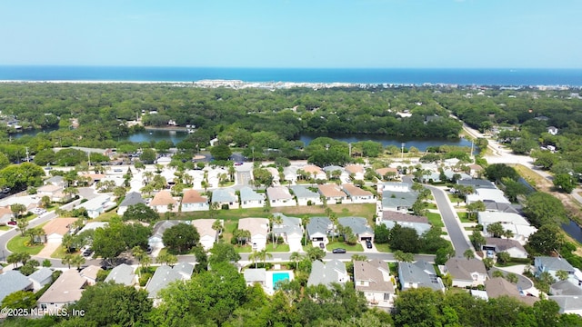 165 Cedar Ridge Cir, Saint Augustine, FL 32080 - aerial perspective of suburban area with a large body of water
