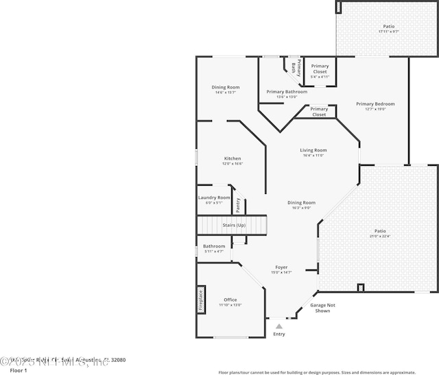 165 Cedar Ridge Cir, Saint Augustine, FL 32080 - property floor plan
