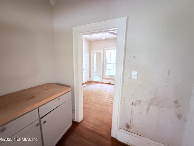 2771 Sunnyside St, Jacksonville, FL 32254 - hall featuring dark wood-style floors