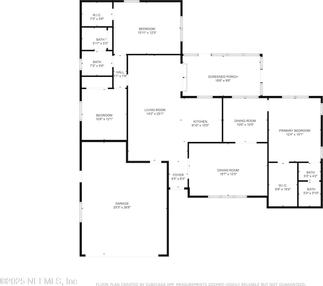 43 Vanderford Rd E, Orange Park, FL 32073 - property floor plan