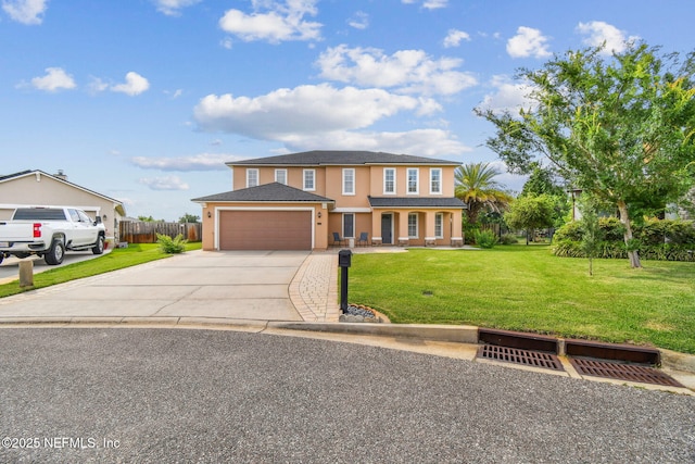 116 Nunna Rock Trl, Saint Augustine, FL 32092 - traditional home with concrete driveway, stucco siding, and an attached garage