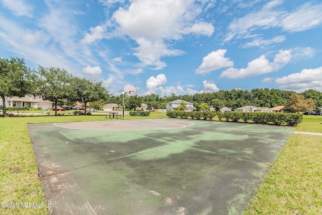 116 Nunna Rock Trl, Saint Augustine, FL 32092 - view of sport court with community basketball court and a yard
