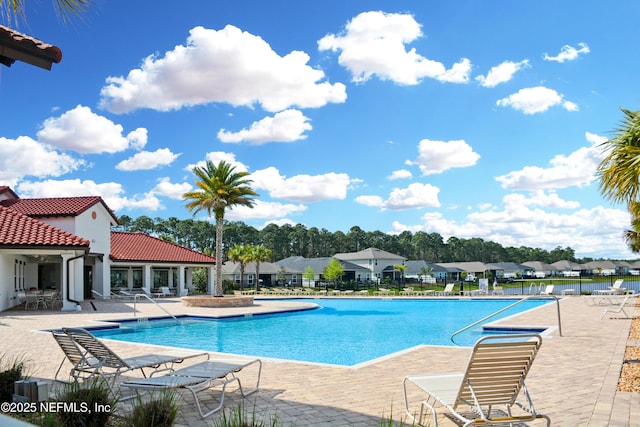 75 Codman Dr, Saint Augustine, FL 32084 - community pool with a patio and a residential view
