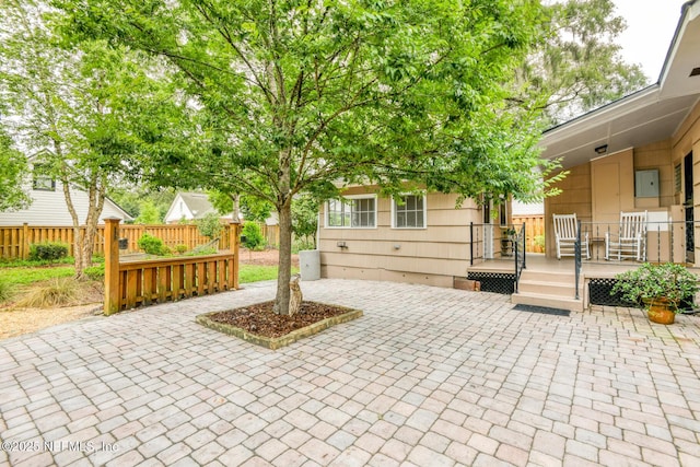 1643 Fishweir Creek Ln, Jacksonville, FL 32205 - view of patio / terrace featuring a wooden deck