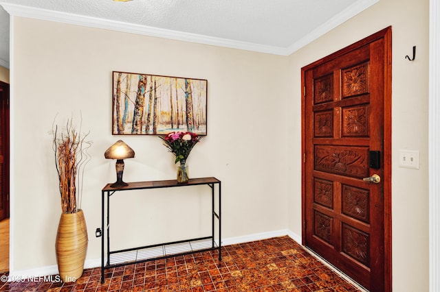 3111 Old Port Cir E, Jacksonville, FL 32216 - entrance foyer with ornamental molding and baseboards