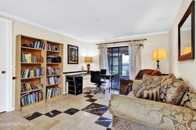 3111 Old Port Cir E, Jacksonville, FL 32216 - office with crown molding