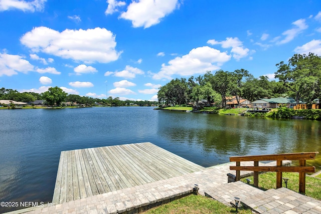 3111 Old Port Cir E, Jacksonville, FL 32216 - dock area featuring a water view