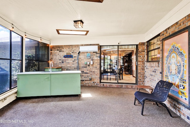 3111 Old Port Cir E, Jacksonville, FL 32216 - sunroom / solarium featuring an AC wall unit