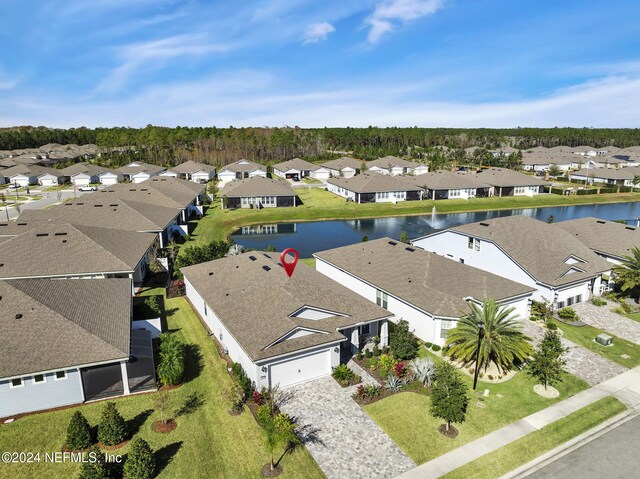 45 Lantern Post Way, Ponte Vedra, FL 32081 - aerial view of residential area featuring a large body of water