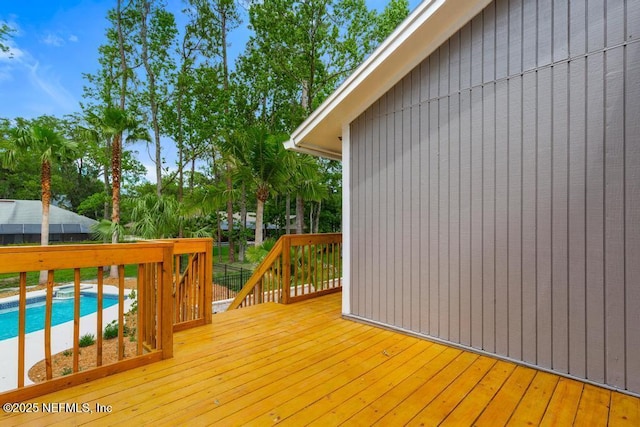 2605 Spreading Oaks Ln, Jacksonville, FL 32223 - view of wooden terrace