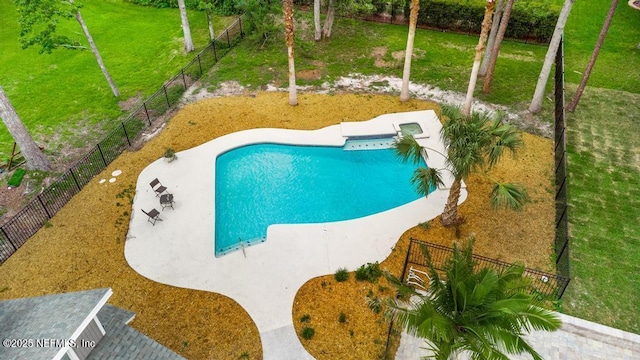 2605 Spreading Oaks Ln, Jacksonville, FL 32223 - view of swimming pool featuring a patio