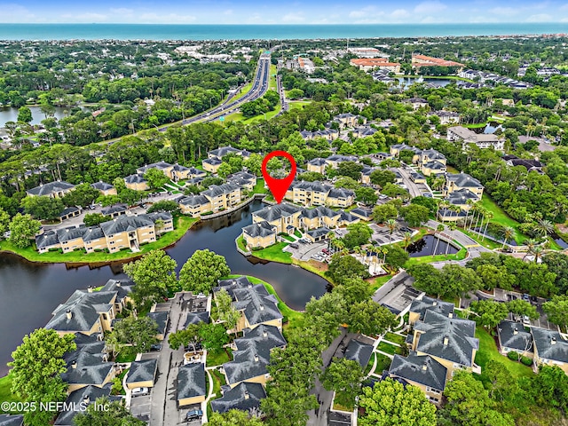 1655 The Greens Way Unit 2612, Jacksonville Beach, FL 32250 - view of property location with a large body of water and nearby suburban area