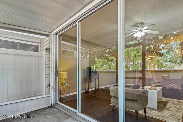 7990 Baymeadows Rd E Unit 2006, Jacksonville, FL 32256 - sunroom with ceiling fan