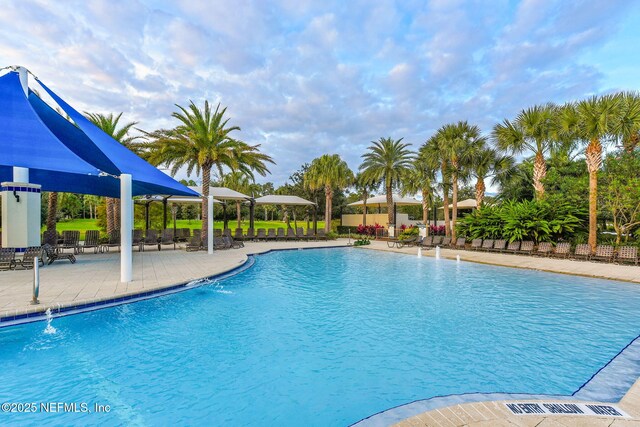 71 Deer Ridge Dr, Ponte Vedra, FL 32081 - community pool with a patio area