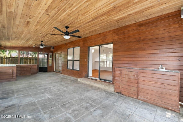 5524 Manfields Pl, Jacksonville, FL 32207 - view of patio with ceiling fan