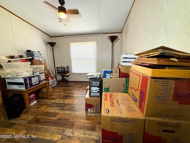 104 Waterway Ave, Satsuma, FL 32189 - storage featuring a ceiling fan