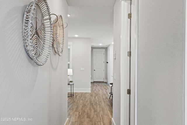 85 Park Center Ave, Ponte Vedra, FL 32081 - hall with wood finished floors, recessed lighting, and baseboards
