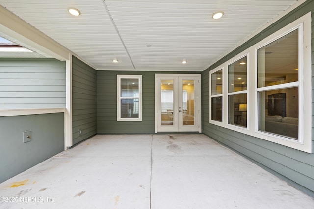 85 Park Center Ave, Ponte Vedra, FL 32081 - view of patio / terrace featuring french doors and a carport