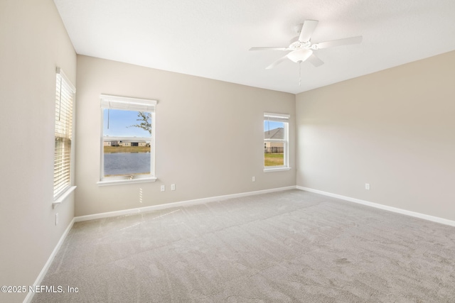 2724 White Cedar Ln, Green Cove Springs, FL 32043 - carpeted empty room featuring ceiling fan and baseboards