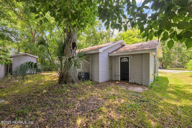 734 N Walnut St, Starke, FL 32091 - view of shed with cooling unit