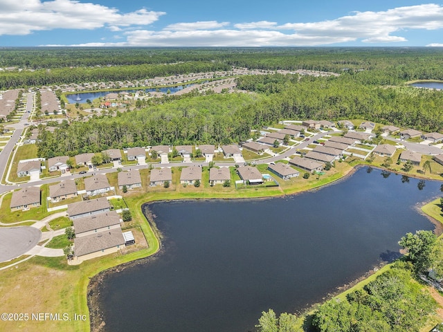 96 Cody St, Saint Augustine, FL 32084 - aerial view of property and surrounding area with a heavily wooded area, nearby suburban area, and a nearby body of water