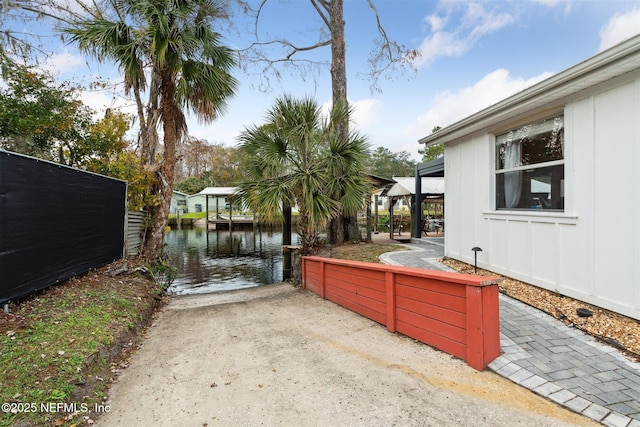157 Smith Ln, Satsuma, FL 32189 - view of patio / terrace with a water view