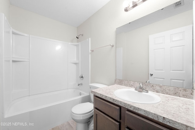 7529 Hare Ave, Jacksonville, FL 32211 - full bath featuring toilet, vanity, and tub / shower combination