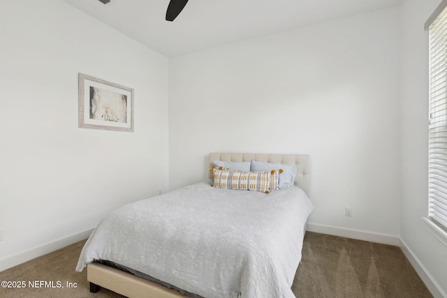 465 Deer Valley Dr, Ponte Vedra, FL 32081 - bedroom featuring carpet floors, baseboards, and ceiling fan