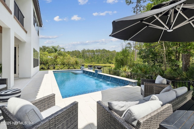 465 Deer Valley Dr, Ponte Vedra, FL 32081 - outdoor pool with outdoor lounge area and a patio area