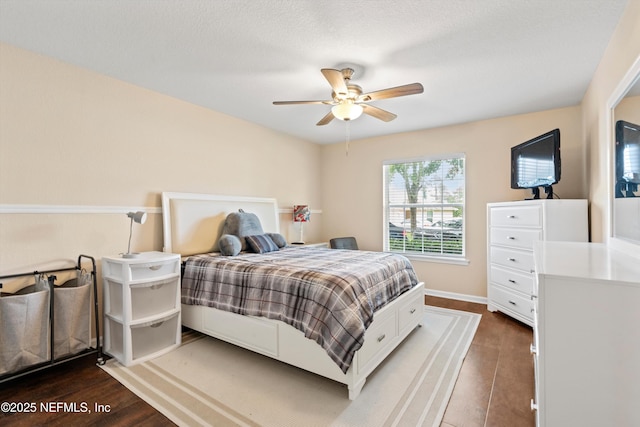 12422 Berry Patch Way, Jacksonville, FL 32225 - bedroom with wood finished floors and a ceiling fan