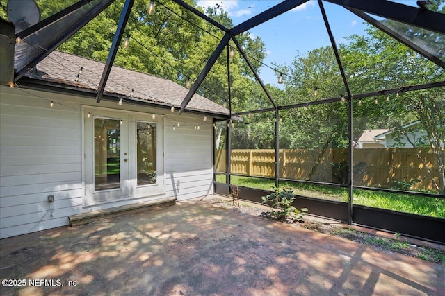 1344 Degrove Rd, Saint Johns, FL 32259 - unfurnished sunroom featuring french doors