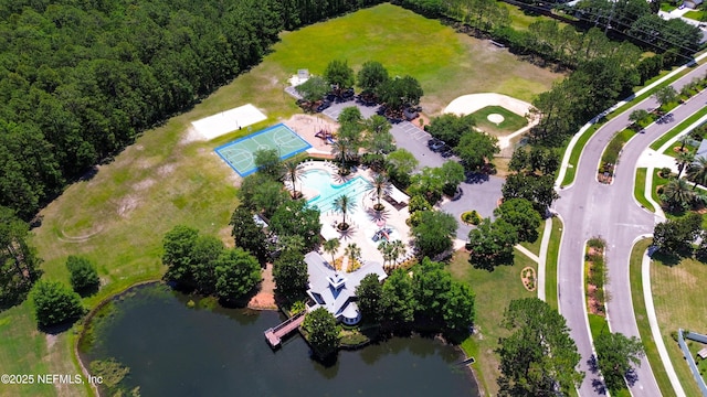 1804 Ferncreek Dr, Saint Augustine, FL 32092 - view of property location with a large body of water and a pool area