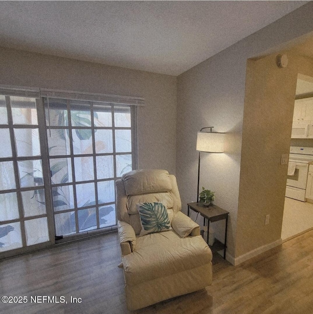 5201 Atlantic Blvd Unit 68, Jacksonville, FL 32207 - living area featuring wood finished floors and baseboards