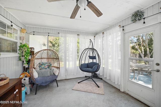 1537 Elmar Rd, Jacksonville, FL 32226 - sunroom with ceiling fan and plenty of natural light