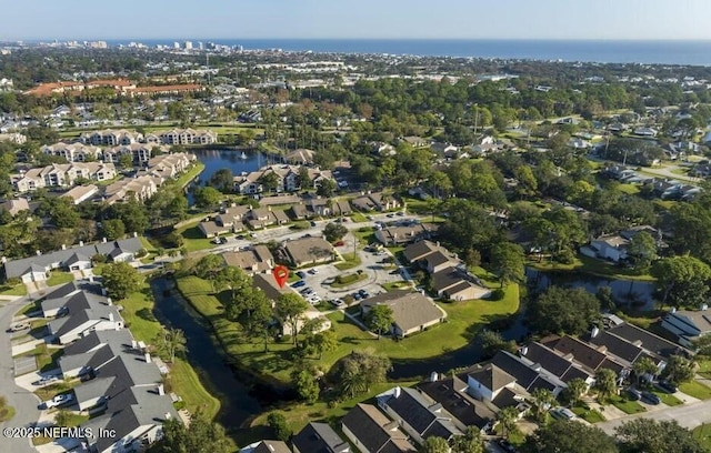 2105 Sandpiper Ct, Ponte Vedra Beach, FL 32082 - aerial overview of property's location featuring nearby suburban area and a nearby body of water