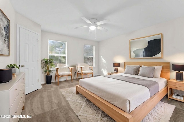 4778 Playpen Dr, Jacksonville, FL 32210 - bedroom featuring carpet and a ceiling fan