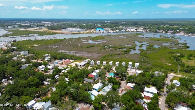 119 Moore St, Saint Augustine, FL 32084 - aerial view of property's location featuring a large body of water and nearby suburban area