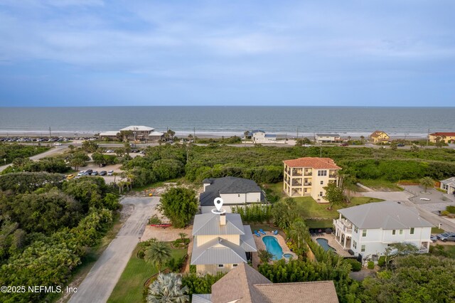 211 Tenth St, Saint Augustine, FL 32084 - drone / aerial view of a large body of water and a pool