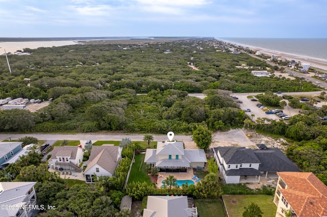 211 Tenth St, Saint Augustine, FL 32084 - aerial view of residential area with a large body of water