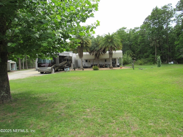 7041 Catlett Rd, Saint Augustine, FL 32095 - view of green lawn