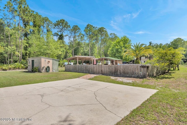 7041 Catlett Rd, Saint Augustine, FL 32095 - view of yard