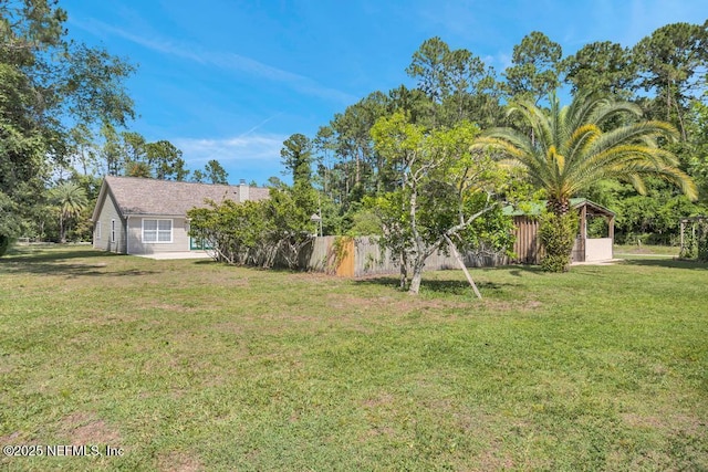7041 Catlett Rd, Saint Augustine, FL 32095 - view of yard